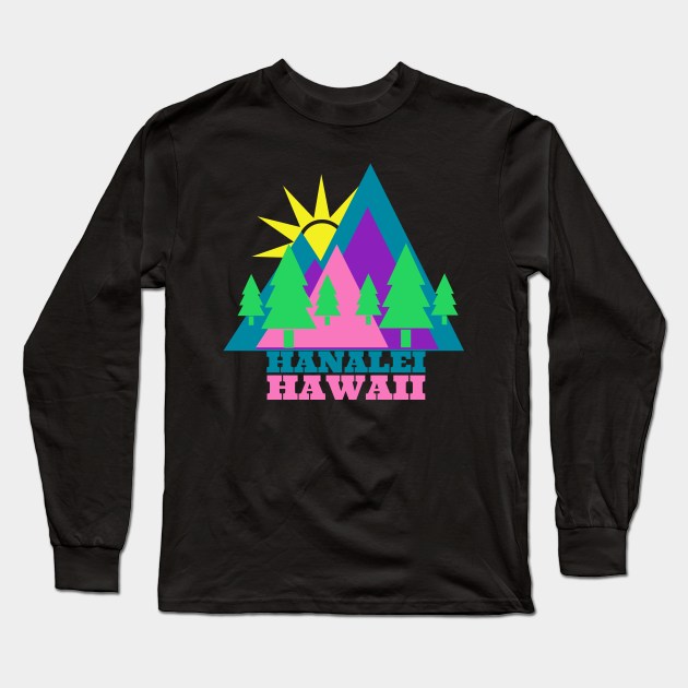 Hanalei Kauai Hawaii Love Long Sleeve T-Shirt by cricky